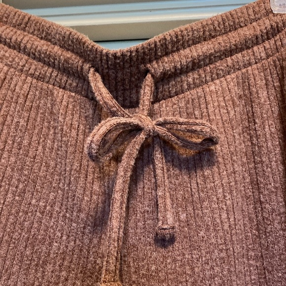 Pink Rose High waist bottoms with sweater pajamas/loungewear XL - Picture 6 of 9